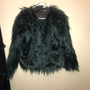 Green Fur Coat